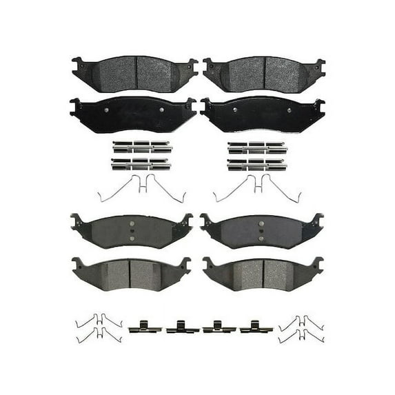 Brake Pad Set - Compatible with 2004 - 2007 Ford E-150 2005 2006