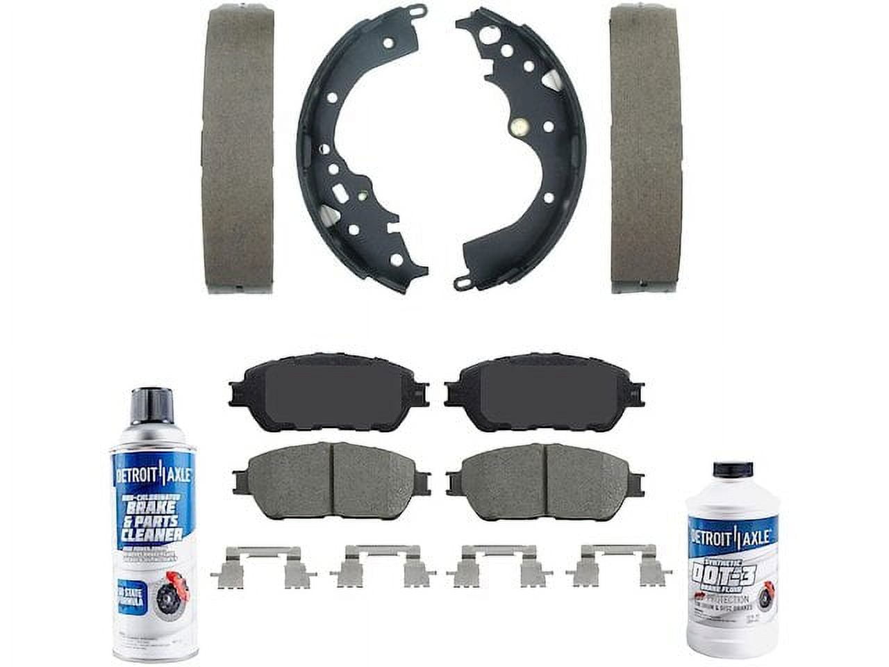 Brake Pad Set - Compatible with 2004 - 2010 Toyota Sienna 2005 2006 ...