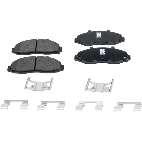 Brake Pad Set Compatible with 2004 Ford F-150 Heritage 2002 Lincoln Blackwood 8Cyl 6Cyl 4.6L 4.2L 5.4L Front