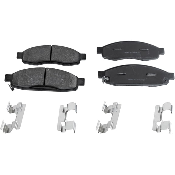 Brake Pad Set Compatible with 2005-2007 Nissan Titan 2005-2006 Infiniti QX56 8Cyl 5.6L Front