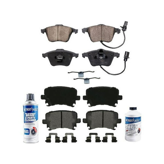 Brake Pad Set - Compatible with 2005 - 2009 Audi A4 Convertible 2006 2007 2008