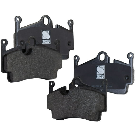 Brake Pad Set Compatible with 2005-2016 Porsche Boxster 2007-2012, 2014-2016 Cayman 6Cyl 2.7L 3.4L 3.2L 2.9L Rear