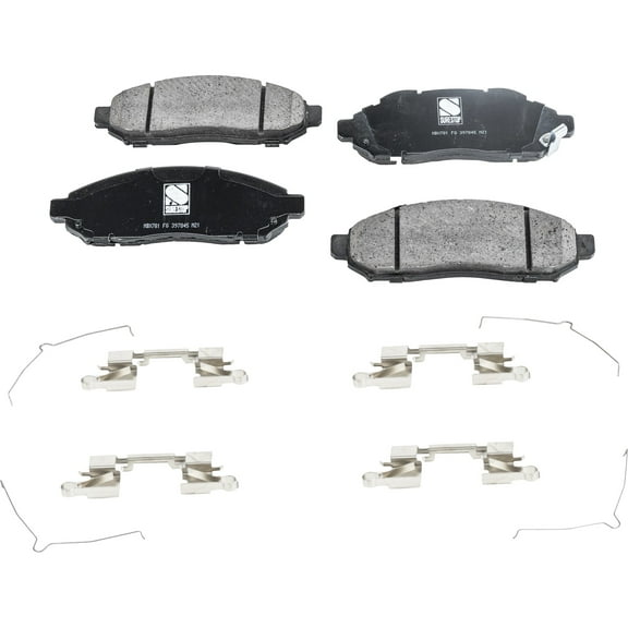 Brake Pad Set Compatible with 2005-2020 Nissan Frontier 2015-2018 Chevrolet City Express 6Cyl 4Cyl 4.0L 2.5L 1.6L 2.9L Front