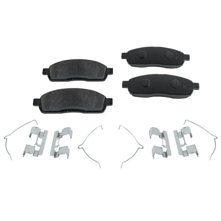 Brake Pad Set Compatible with 2006-2008 Lincoln Mark LT 2004-2009 Ford F-150 8Cyl 6Cyl 5.4L 4.6L 4.2L Front