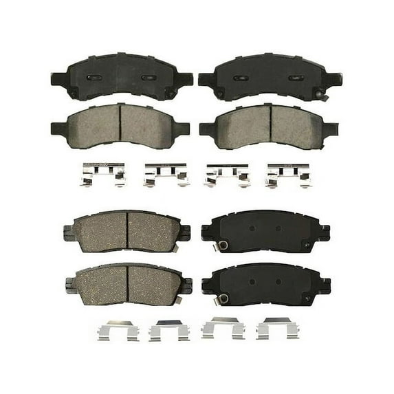 Brake Pad Set - Compatible with 2006 - 2009 Chevy Trailblazer 2007 2008