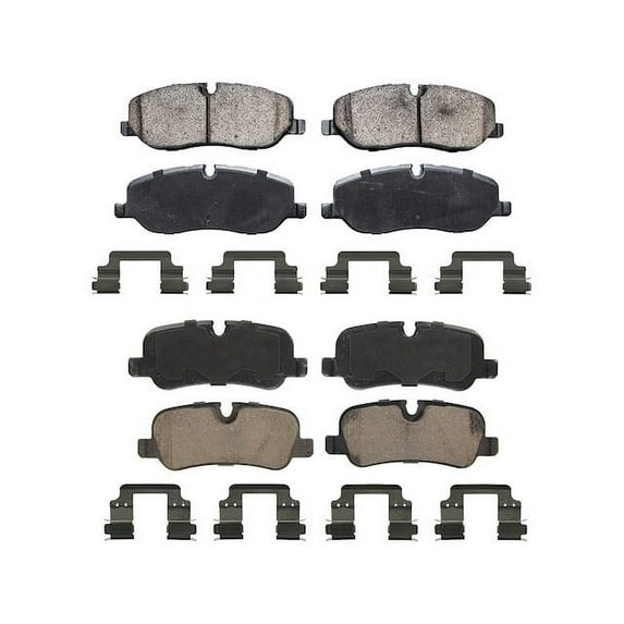 Brake Pad Set - Compatible with 2006 - 2009 Land Rover Range Rover Sport HSE 2007 2008