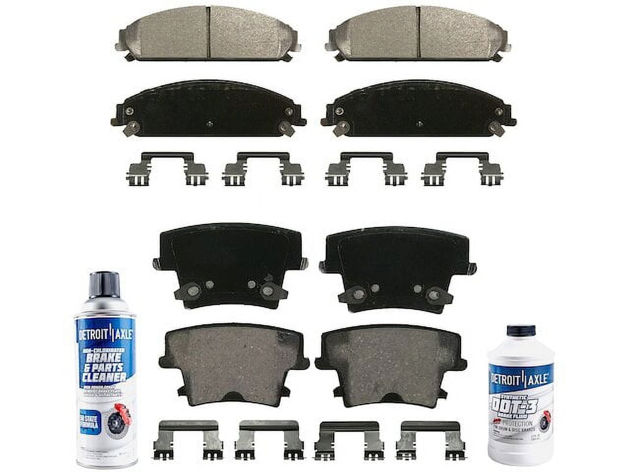 Brake Pad Set - Compatible with 2006 - 2020 Dodge Charger 2007 2008 2009 2010 2011 2012 2013 2014 2015 2016 2017 2018 2019
