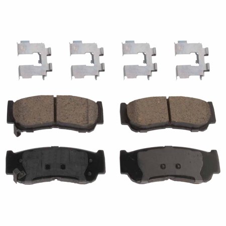 Brake Pad Set Compatible with 2007-2009 Hyundai Santa Fe Rear