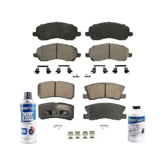 Brake Pad Set - Compatible with 2007 - 2010 Chrysler Sebring 2008 2009