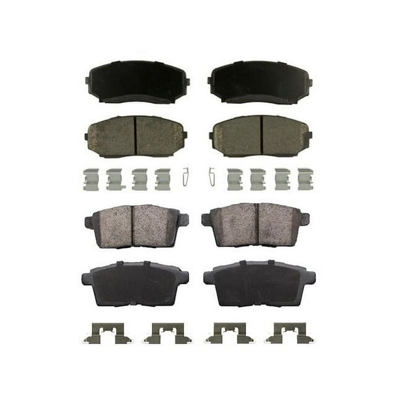 Brake Pad Set - Compatible with 2007 - 2010 Ford Edge 2008 2009