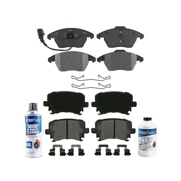 Brake Pad Set - Compatible with 2007 - 2010 Volkswagen Eos 2008 2009