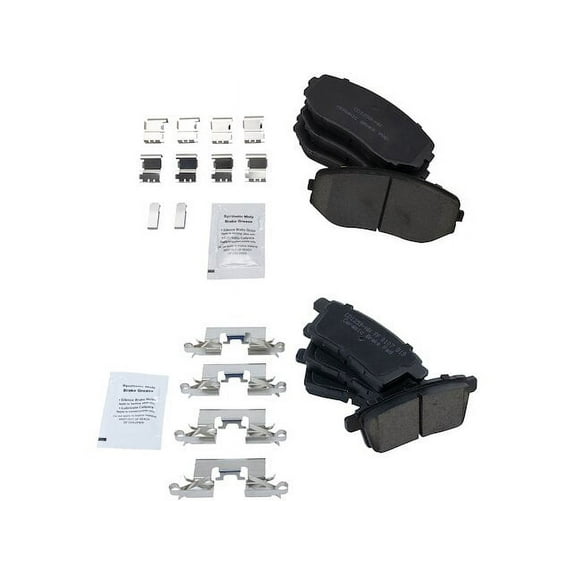 Brake Pad Set - Compatible with 2007 - 2012 Mazda CX-7 2008 2009 2010 2011
