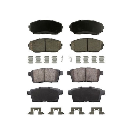 Brake Pad Set - Compatible with 2007 - 2012 Mazda CX-7 2008 2009 2010 2011
