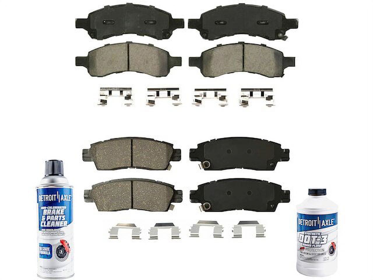 Brake Pad Set Compatible with 2007 2016 GMC Acadia 2008 2009 2010