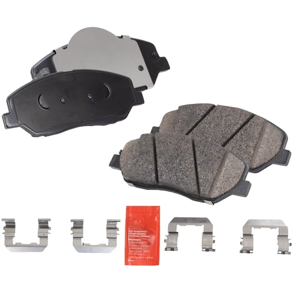 Brake Pad Set Compatible with 2009-2011 Hyundai Genesis 6Cyl 3.8L Front