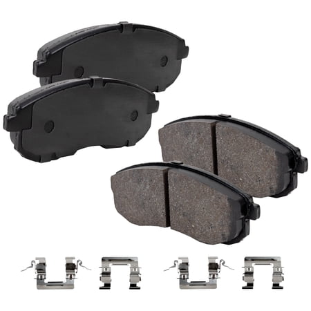 Brake Pad Set Compatible with 2009-2013 Suzuki SX4 2000 Infiniti I30 4Cyl 6Cyl 2.0L 3.0L Front