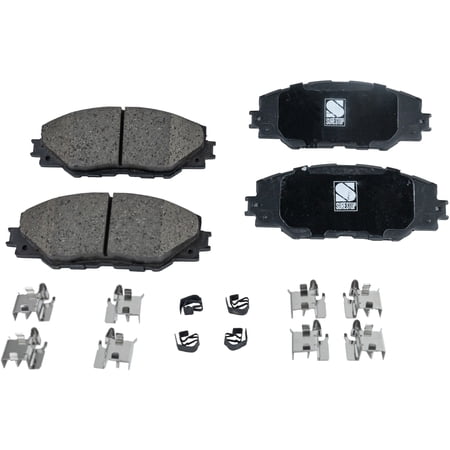 Brake Pad Set Compatible with 2009-2013 Toyota Matrix 2009-2010 Pontiac Vibe 4Cyl 2.4L Front