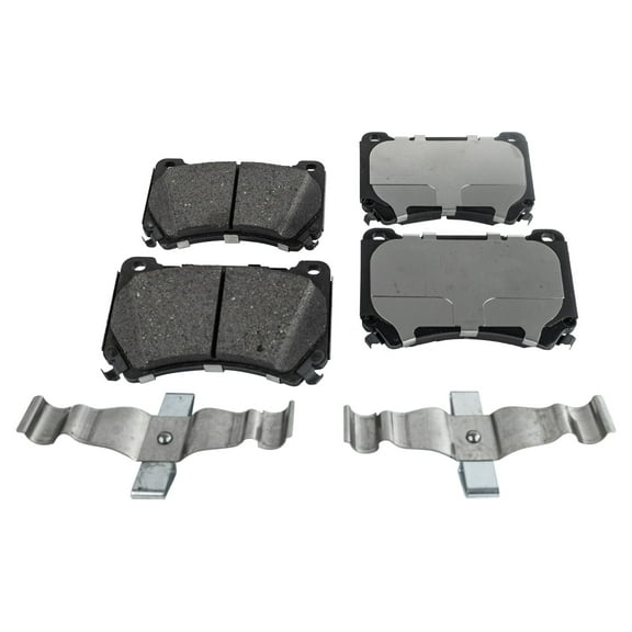 Brake Pad Set Compatible with 2009-2014 Hyundai Genesis 2011 Equus 8Cyl 6Cyl 4.6L 3.8L 5.0L Front