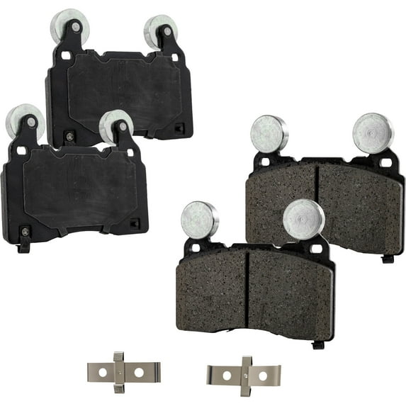 Brake Pad Set Compatible with 2010-2015 Chevrolet Camaro Front