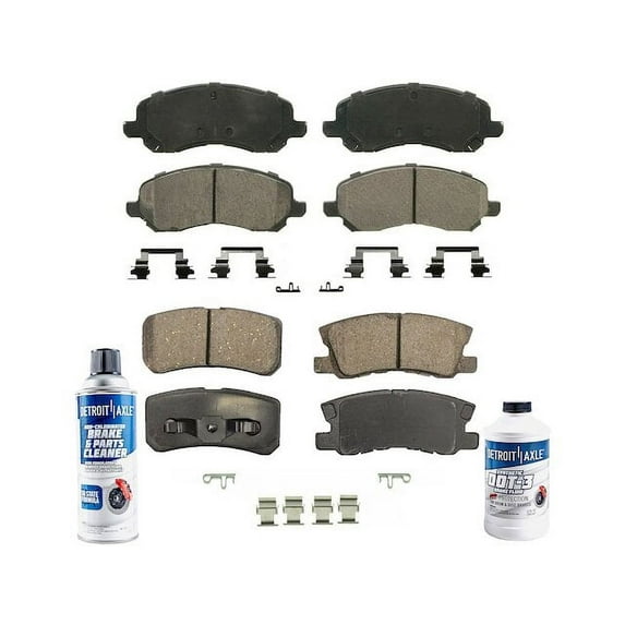 Brake Pad Set - Compatible with 2011 - 2012 Mitsubishi Outlander Sport