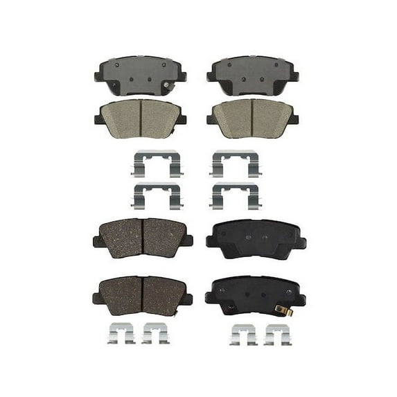 Brake Pad Set - Compatible with 2011 - 2014 Hyundai Sonata 2012 2013