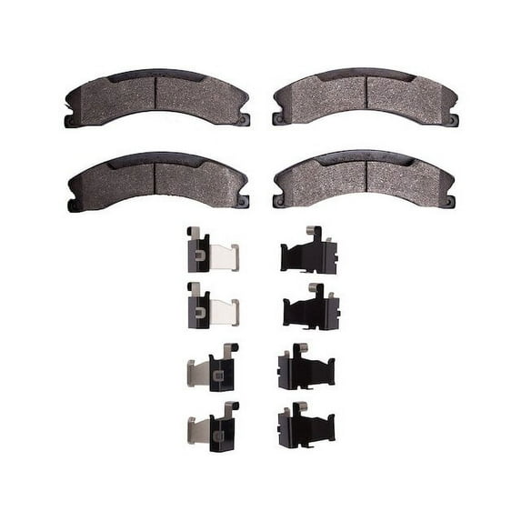 Brake Pad Set - Compatible with 2011 - 2019 Chevy Silverado 2500 HD 2012 2013 2014 2015 2016 2017 2018