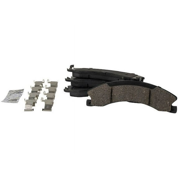 Brake Pad Set - Compatible with 2011 - 2019 Chevy Silverado 2500 HD 2012 2013 2014 2015 2016 2017 2018