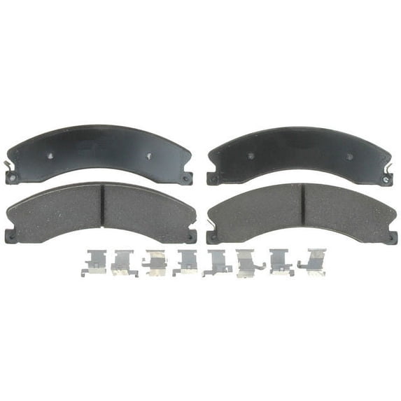 Brake Pad Set - Compatible with 2011 - 2019 GMC Sierra 2500 HD 2012 2013 2014 2015 2016 2017 2018