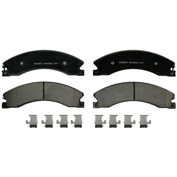 Brake Pad Set - Compatible with 2011 - 2019 GMC Sierra 2500 HD 2012 2013 2014 2015 2016 2017 2018