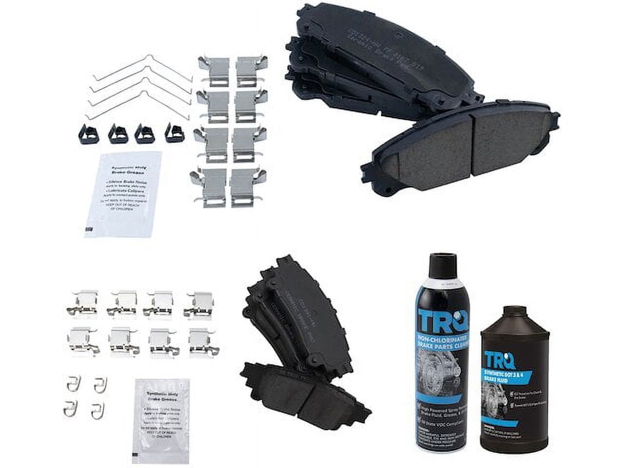 Brake Pad Set - Compatible with 2011 - 2020 Toyota Sienna 2012 2013 ...