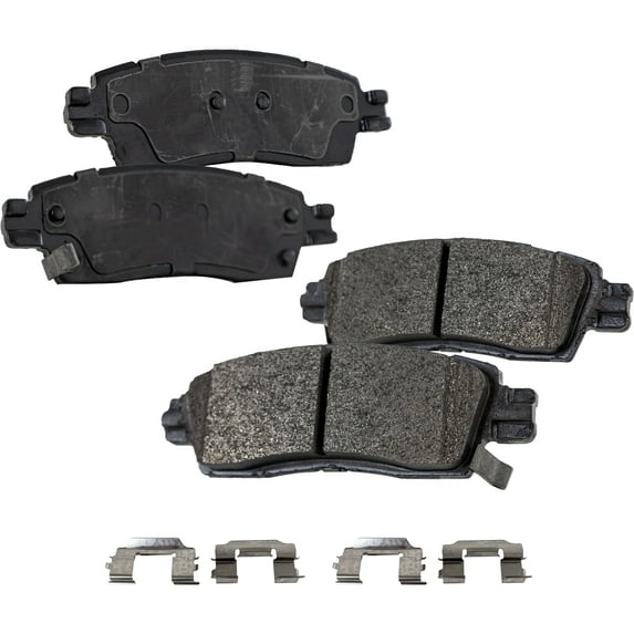 Brake Pad Set Compatible with 2011 Chevrolet Traverse GMC Acadia Rear