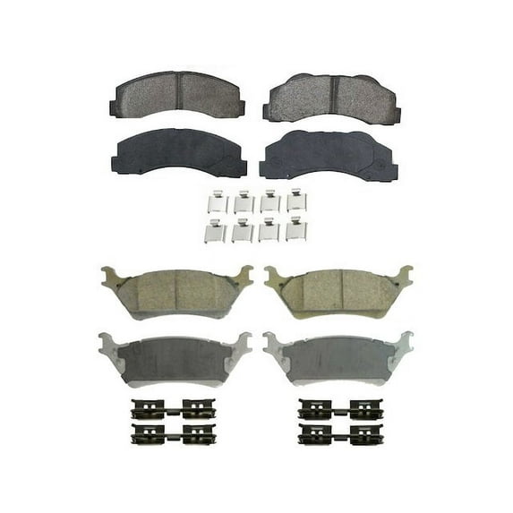 Brake Pad Set - Compatible with 2012 - 2017 Ford F-150 2013 2014 2015 2016