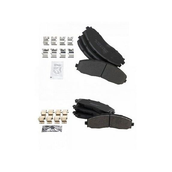 Brake Pad Set - Compatible with 2013 - 2020 Ford F-350 Super Duty 2014 2015 2016 2017 2018 2019