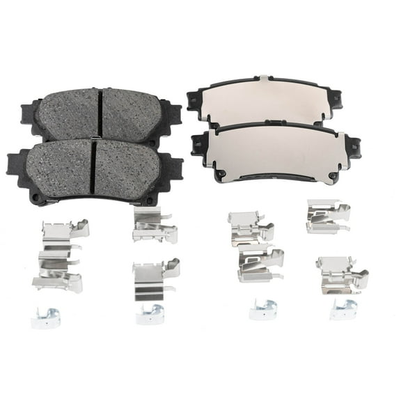 Brake Pad Set Compatible with 2014-2019 Toyota Highlander 2010-2015 Lexus RX350 6Cyl 4Cyl 3.5L 2.7L 2.3L Rear