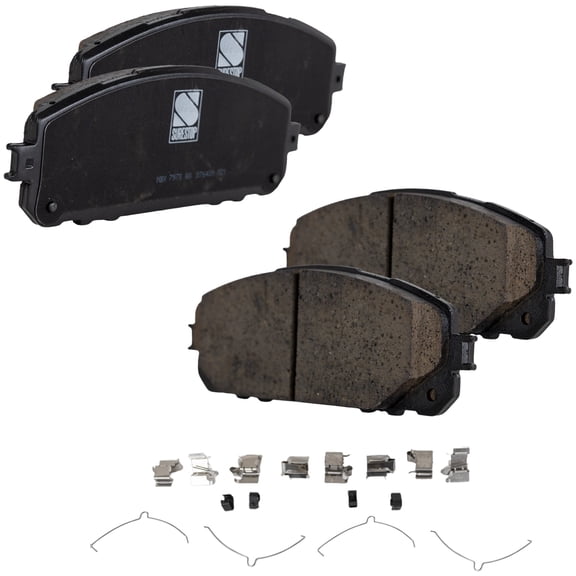 Brake Pad Set Compatible with 2014-2022 Jeep Cherokee 4Cyl 6Cyl 2.4L 3.2L 2.0L Front