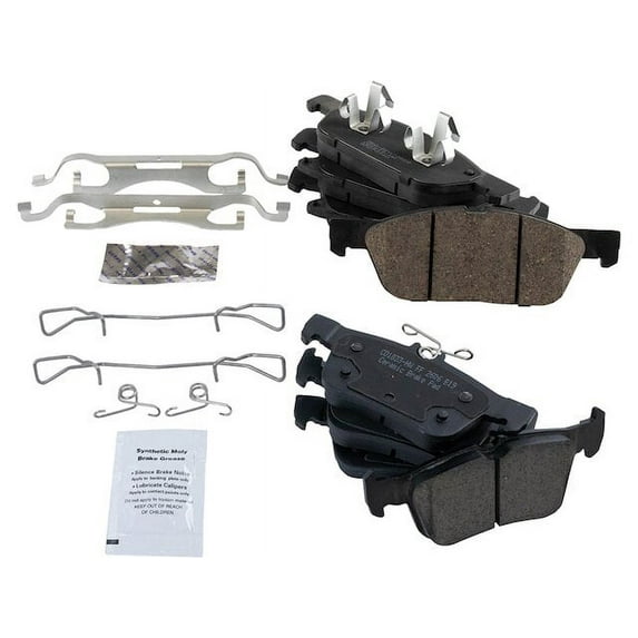 Brake Pad Set - Compatible with 2016 - 2018 Lincoln MKX 2017