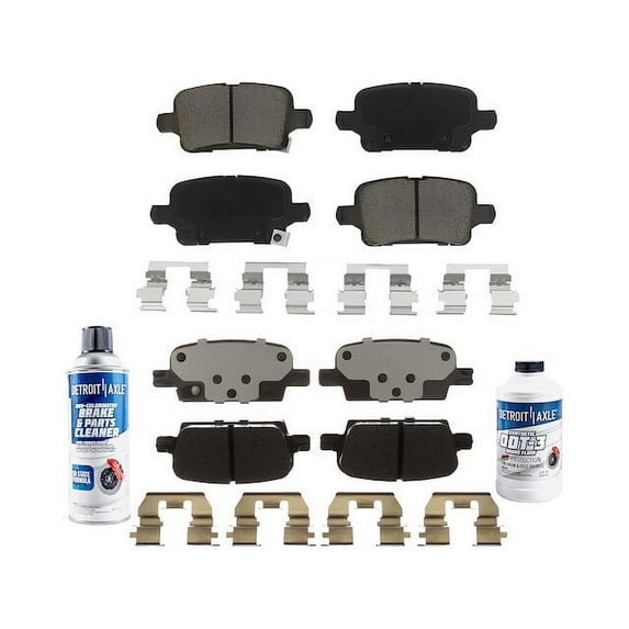 Brake Pad Set - Compatible with 2016 - 2020 Chevy Malibu 2017 2018 2019