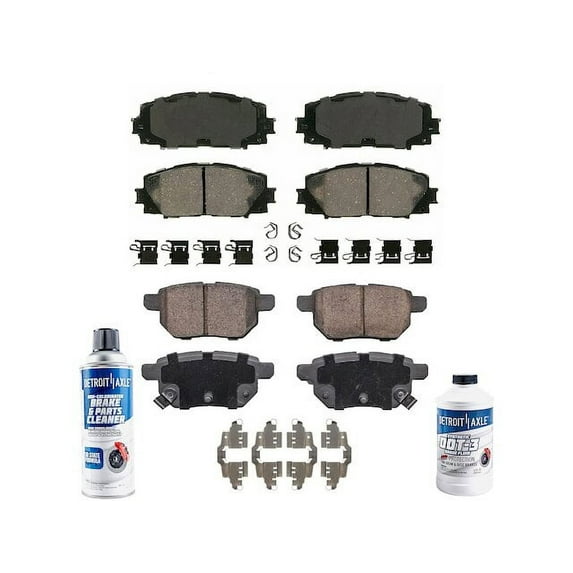 Brake Pad Set - Compatible with 2017 Toyota Prius Prime