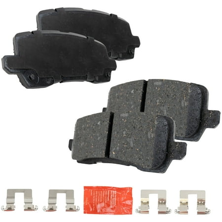 Brake Pad Set Compatible with 2018-2020 Honda Odyssey 2017-2020 Acura MDX 8Cyl 6Cyl 5.3L 3.5L Rear