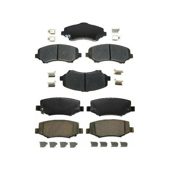 Brake Pad Set - Compatible with 2018 Jeep Wrangler JK