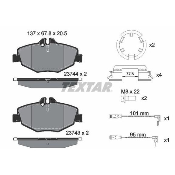 Brake Pad SetREO EUR987