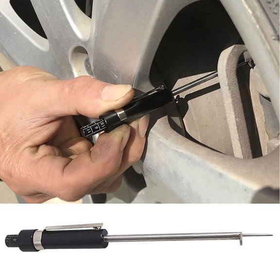 Brake Pad Thickness Gauge Time Saving Garage Measuring Tool for Car Tire Tyre