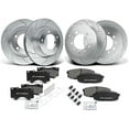 thumbnail image 1 of Brake Pad and Rotor Kit 12 - Compatible with 2007 - 2021 Toyota Tundra 2008 2009 2010 2011 2012 2013 2014 2015 2016 2017 2018 2019 2020, 1 of 2