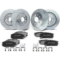 thumbnail image 1 of Brake Pad and Rotor Kit 12 - Compatible with 2010 - 2017 GMC Terrain Sport Utility 4-Door 2011 2012 2013 2014 2015 2016, 1 of 2