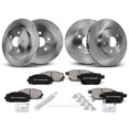 thumbnail image 1 of Brake Pad and Rotor Kit 12 - Compatible with 2011 - 2017 CT200h 1.8L 4-Cylinder 2012 2013 2014 2015 2016, 1 of 2