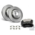 thumbnail image 1 of Brake Pad and Rotor Kit 6 - Compatible with 2010 - 2015 Land Rover Range Rover Sport Sport Utility 4-Door 2011 2012 2013 2014, 1 of 2