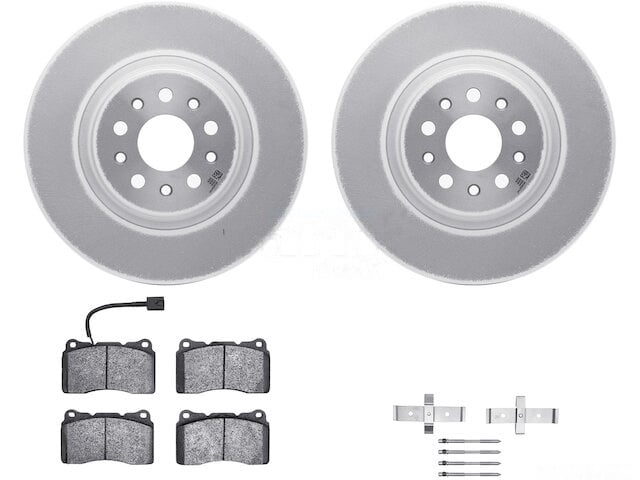 Front Brake Rotor For Maserati Ghibli (2014-2022) – Drilled GEOSPEC Coated, ZW359MH