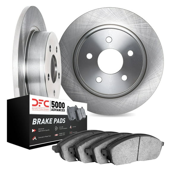 Brake Pad and Rotor Kit for Ford Fusion 2013-2020 Gray Cast Iron