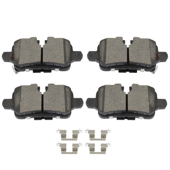 Brake Pads 4PCS ECCPP Rear D2374-9602 compatible for 2024-2025 For Buick For Envista|2022-2024 For Chevrolet For Equinox|2020-2023 For Chevrolet For Malibu|2022-2024 For GMC For Terrain
