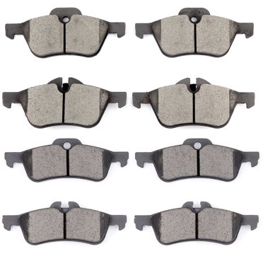 TOPAZ Ceramic Brake Pads (Front & Rear) For 2002-2006 Toyota Camry 2.4L 3.0L - 8pc Set
